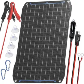 Voltset 744110093216 30w 12v Solar Panel Kit Portable Battery Charger Maintainer Waterp
