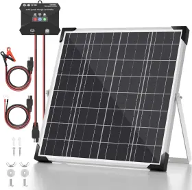 Vs-20w  Voltset 20w 12v Solar Panel Kit Battery Charger Adjustable Mounting Bracket Water Resist