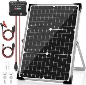 Vs-30w Voltset Solar Panel Kit 30w 12v Battery Trickle Charger Maintainer Waterproof So