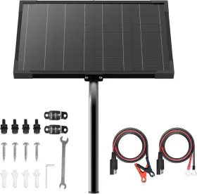 Vs-fc-10w Voltset 10w 12v Solar Battery Charger Maintainer For Electrical Gate Opener