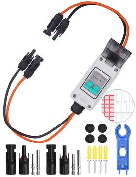 Voltwit Ht2g-100-60 Solar Disconnect Switch With Circuit Breaker Ip65 Outdoor Overload Pro