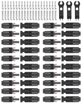 1000v35a Vou Pvmc1000 20pairs10awg Dc Solar Photovoltaic Pv Connector With Spanners Ip68 Wa