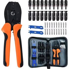 Vrbgify 445005691694 13 Pcs Solar Crimper Tool Kit And 10 Pairs Of Connectors 2