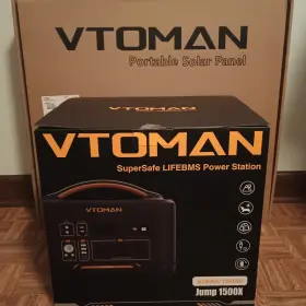 Vs110w Vtoman Pb-22 Jump 1500x Power Station 1500w 828wh Generator Solar Panel Kit