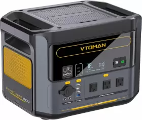 Pb-58 Vtoman Flashspeed 1500 Power Station Lifepo4 Extra Battery 400w Solar Panels