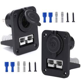 Vtorfun 151515 2pcs 50a Plug Mounting Panel For Anderson Sb50 Series Connectors Fl