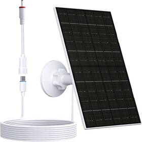Vuebee 313017669642 7w Solar Panel For Ring Camera Charger With Usb-c And 3.5mm Ports