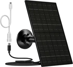 Vuebee 313057817867 7w Solar Panel For Security Camera Usb C Charger So