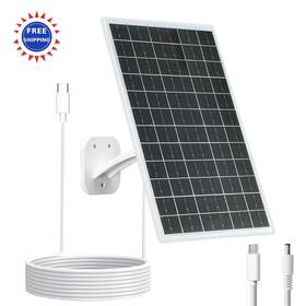 Vuebee Vuebee-13w 13w Solar Panel 360 Mount Ip66 Waterproof 72ft Cable Compatible Security