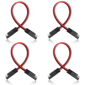 Vvag 663899268465 4pcs Sae Connector Quick Disconnect Wire Harness 2 Pin Extension Cable W