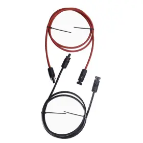 Wa1807344ur Waltvotur Solar Panel Extension Cable Wire Connector 1 Pair 4mm Black Red 12 Awg New