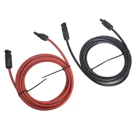 Wa1808235ur Waltvotur High Quality 1 Pair Solar Panel Extension Cable Wire Connector 10 Awg 15ft