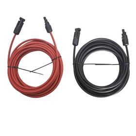 Waltvotur Wa1808532ur Black Red 30 Feet Wire Connector Solar Panel Extension Cable 1 Pair 10awg
