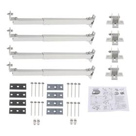 Waltyotur Wa4452624ur 2 Set Adjustable Solar Panel Tilt Mount Brackets Aluminum Alloy Mounting Bracket