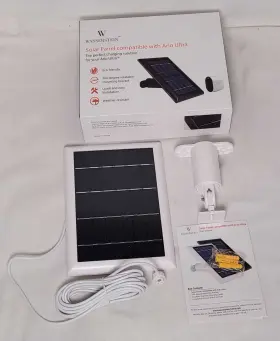 Wasserstein 895230302224 Solar Panel Comp With Arlo Ultra 1 And 2 Pro 3 4/arlo Floodlight