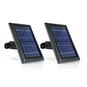 Wasserstein 895230305904 Solar Power Panel For Arlo Essential Camera Weatherproof Outdoor 2 Pack - Black