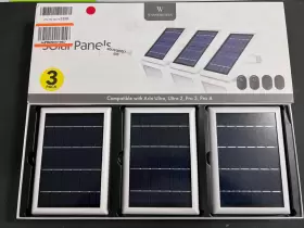 Wasserstein 895230305935 Solar Power Panel For Arlo Essential Camera Weatherproof Outdoor 3 Pack