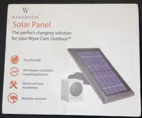 Wasserstein 895230313039 Solar Panel Compatible With Wyze Cam Outdoor - 5v 2w