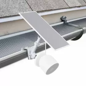 Wasserstein 895230315507 Gutter Mount For Google Nest Cam Battery And Solar Panel Camera Pane