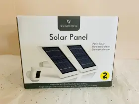 Wasserstein 895230319758 Ring Spotlight Cam/ring Stick Up Cam Battery White Solar Panel 2-pk