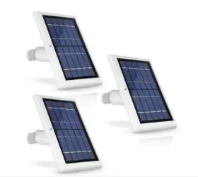 Wasserstein 895230319895 Solar Panel For Ring Cam White 3 Pack 3-pack