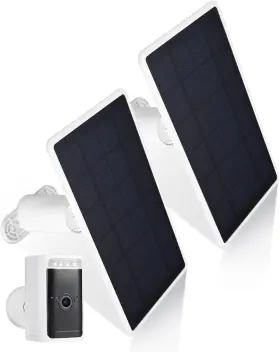 Wasserstein 895230323977 Solar Panel Compatible With Wyze Cam Outdoor/battery Pro- 2 Pack