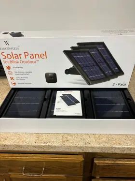 Blinkxtsolblk3pkus Wasserstein Solar Panel - 3 Pack