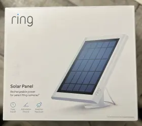 Gb41550114211597 Wasserstein Ring Solar Panel 1st Generation For Spotlight Cam Batt Stick Up White
