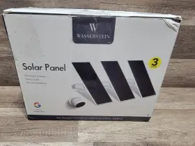 Nestout2solar3pkwhtusa Wasserstein 2.5w Solar Panel For Google Nest Cam Outdoor Or Indoor Battery 3 Pack New
