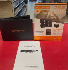 Wattbricks 860013299033 30w Portable Solar Panel Model Ed-30