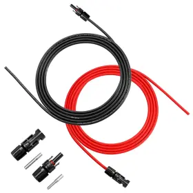 Wbgadam 728872221841 10awg Solar Wire 10ft 6mm Extension Cable Male And Female Connectors