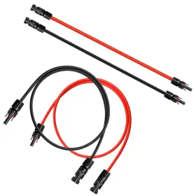 Wbg1202-20 Wbgadam 12awg Solar Panel Extension Cable 60ft/20m 4mm With Female And Male Connector S