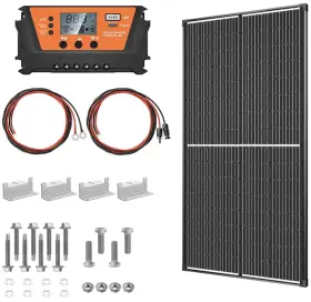 200w Werchtay 1 Solar Panel Kit 30a 12v/24v Waterproof Monocrystalline Car Automotive Rv