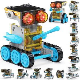 Wesfuner B0cd2fy8gy 30-in-1 Solar Robot Kit - 243 Pieces Stem Educational Building Set
