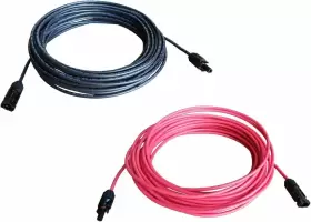 Cbl-slrrb-10-50 Windynation 10 Gauge Awg Solar Cable 50 Feet Black Red