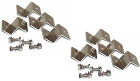 Windynation Sol-zbrk-02 2 Sets Solar Panel Z Bracket Mounting Kit For Rv Boat Off Grid 8pcs