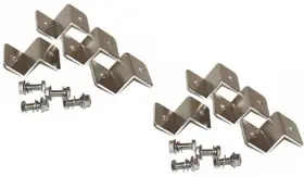Sol-zbrk-02 Windynation 2 Sets Solar Panel Z Bracket Mounting Kit For Rv Boat Off Grid 8pcs