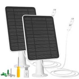 Wininmeta 652744763200 Solar Panel Charger Compatible With Reolink Argus 2e/eco Ultra/go Pt Plus/go