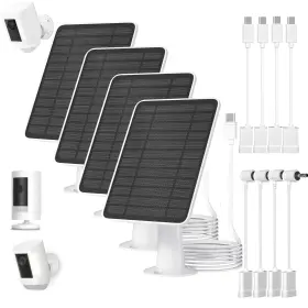 Wininmeta 652744767611 5w Solar Panel For Ring Camera Charger Compatible With Spot