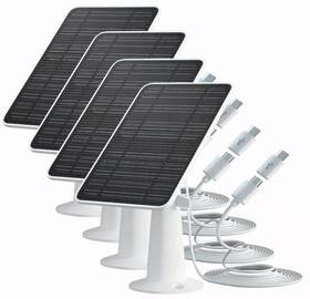 Wininmeta 768317688730 Solar Panel Charger For Eufycam 3/3c/2c Pro 5w Usb-c 4pack