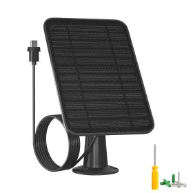 Wininmeta 768317692164 5w Solar Panel For Blink Camera Outdoor Charger With Battery Com
