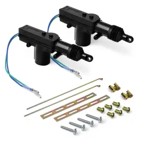Wo-348-pdla Wogomz 2pcs Car Power Door Lock Actuators 2 Wire 12v Kit Heavy Dut