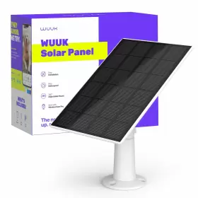 Wuuk 850041504193 Certificated Solar Panel Compatible With Rechargeable Outdoor Camera Con