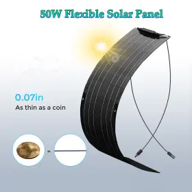 201010316 Wuzeck 50w/100w/150w/200w Solar Panel 12v Monocrystalline Battery Charger For Rv Boat