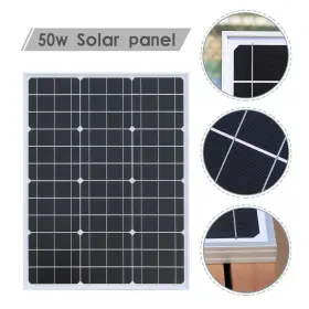 202010033-0 Wuzeck Wuzeck50w Solar Panel Kit Monocrystalline With 10a Controller For Rv Camping