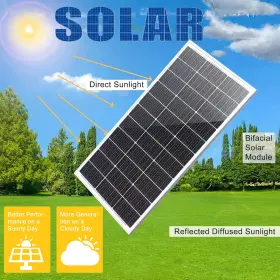 202010087-0-eby Wuzeck Solar Panel Complete Kit 100w 18v Solarpanel Module Idea For Charge Boat