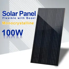 201070009 Wuzeke 2pcs 100w Solar Panel Monocrystalline Pv Module Off-grid System For Caravan Boat