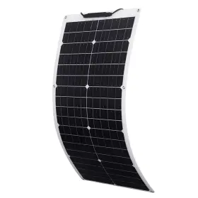 Xinpuguang 743811637026 50w 12v Solar Panel Flexible Battery Charger Monocrystalline With Pv Connecto