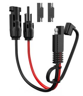 Xiuxiu 038 445038672646 Berlat Solar Extension Cable - 10awg 30cm With 2 Sae Polarity Reverse Adapters