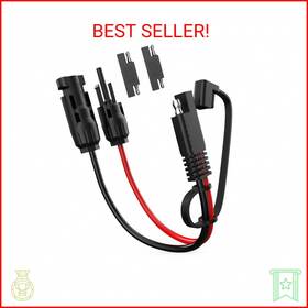 Xiuxiu 038 744759038111 Berlat Solar Extension Cable - 10awg 30cm With 2 Sae Polarity Reverse Adapters